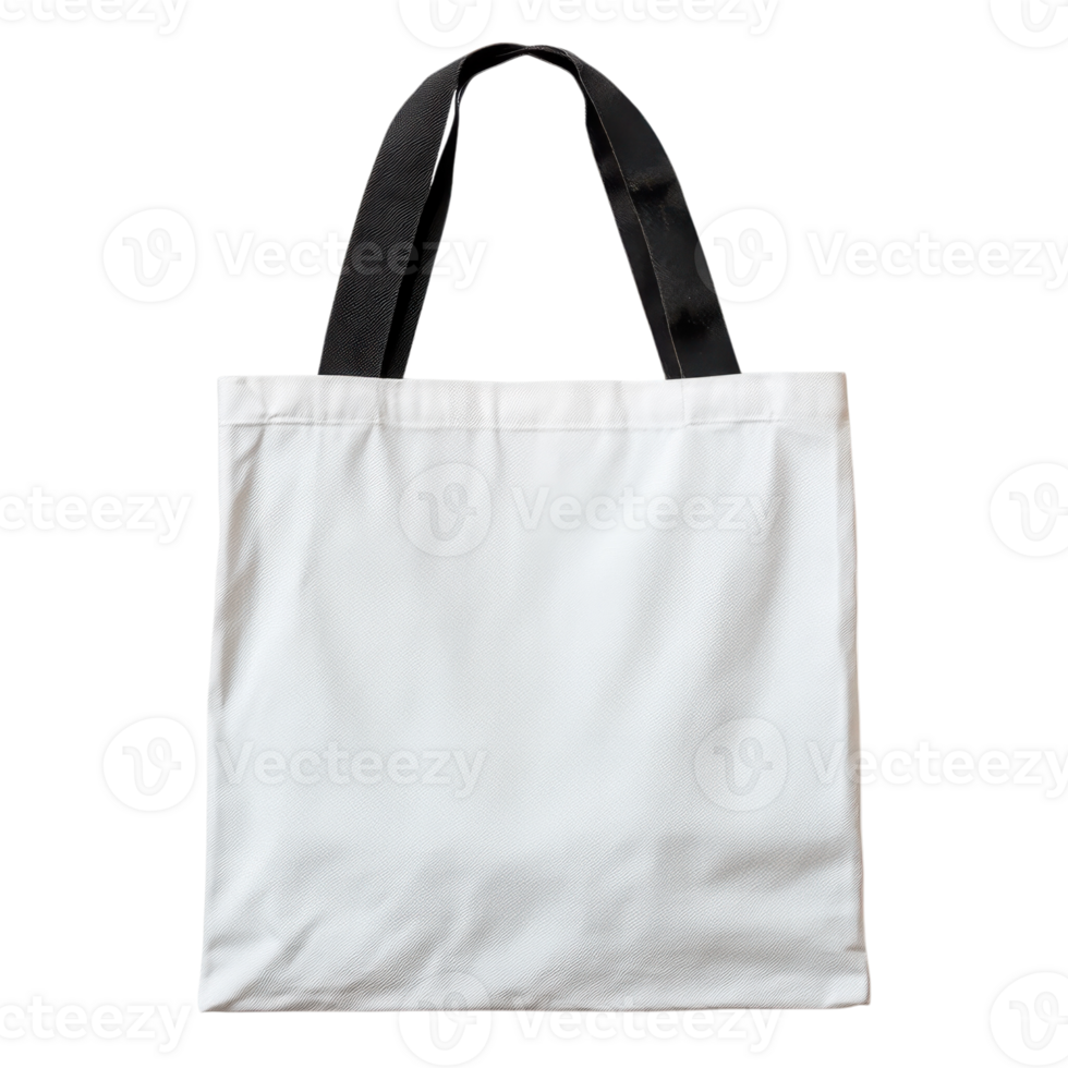 Blank Tote Bag Customization Mockup on transparent background. png