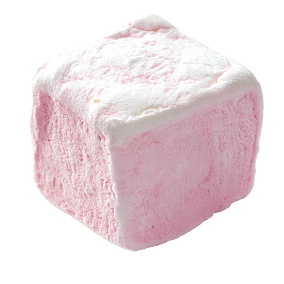 Sweet Marshmallow Treats on White on transparent background. png
