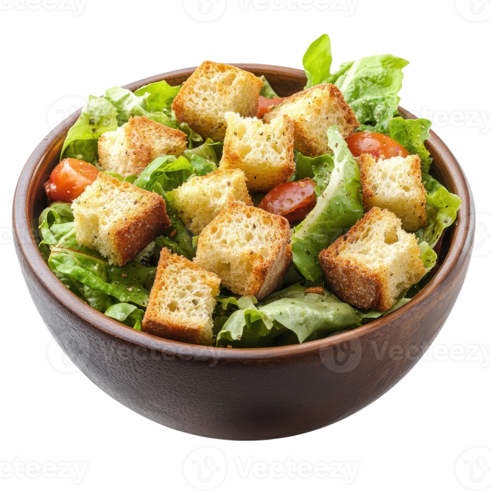 Delicious Croutons for Salads on transparent background. png