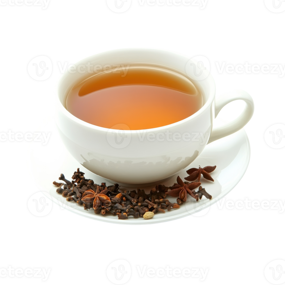 Tranquil Tea Time A Perfect Cup on transparent background. png