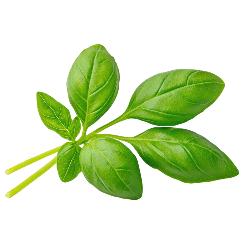 A leafy green plant with a stem and a leafy green stem. food, png
