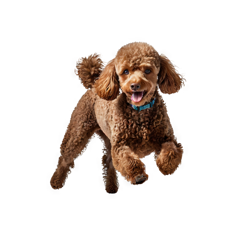 Labradoodle dog running happy png