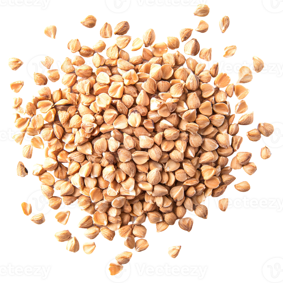 Raw Buckwheat Grains Isolated On A Transparent Background png