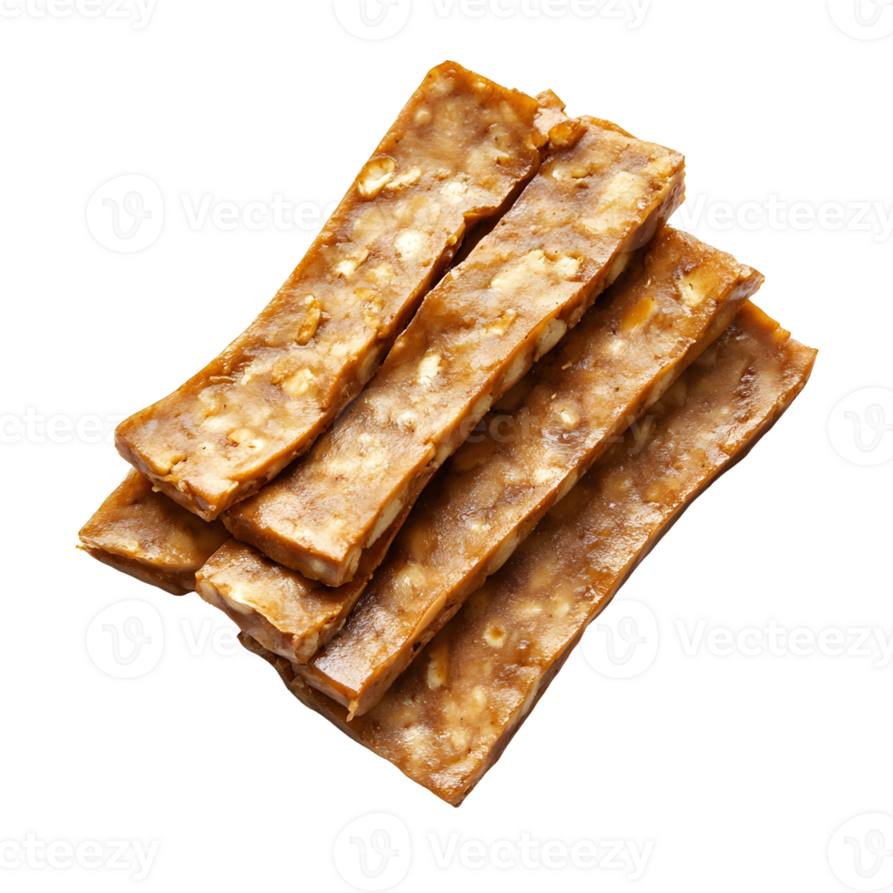 Long Seitan Slices Isolated On A Transparent Background png