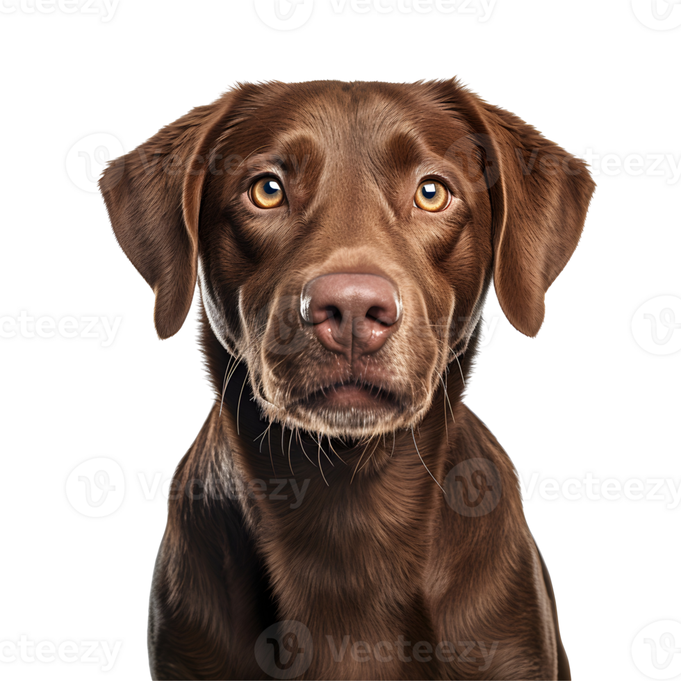 Brown Labrador Retriever Dog Isolated On A Transparent Background png