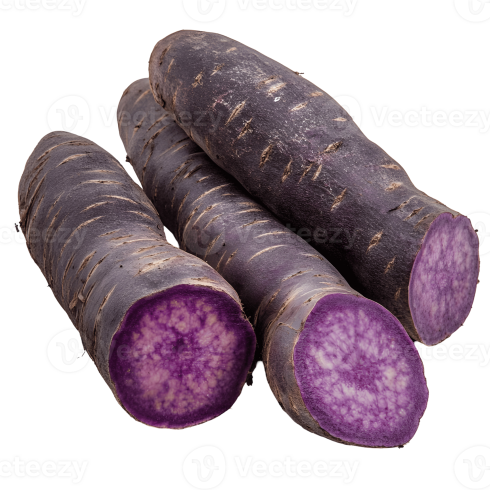 Purple Yam Photograph Isolated On A Transparent Background png
