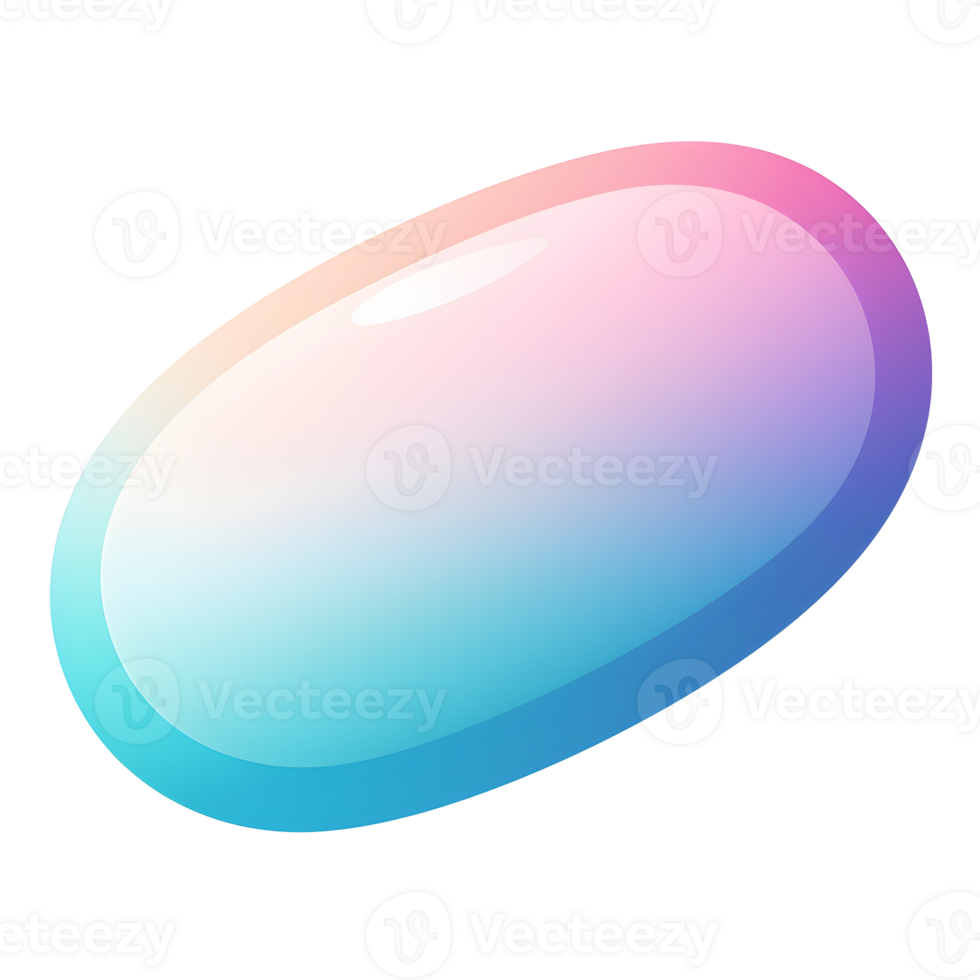 Medicine Tablet Pastel Icon On Transparent Background png