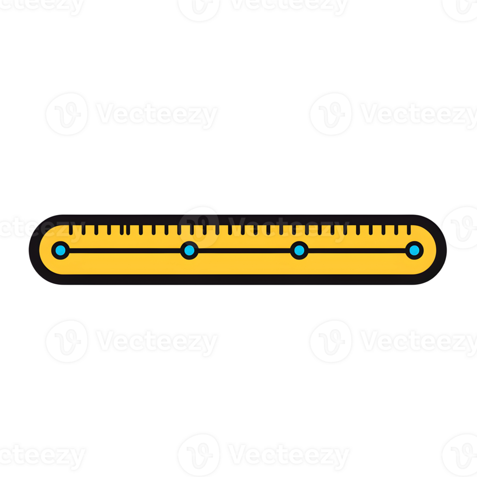 Ruler Lineal Color Icon On Transparent Background png