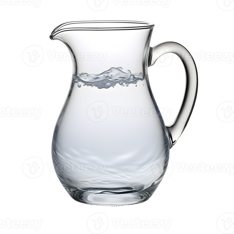 Glass Pitcher Photograph On Transparent Background png