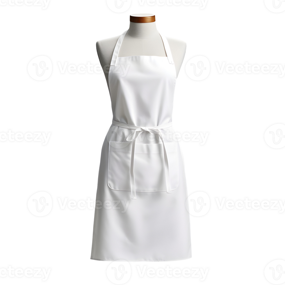 White Apron Photograph On Transparent Background png
