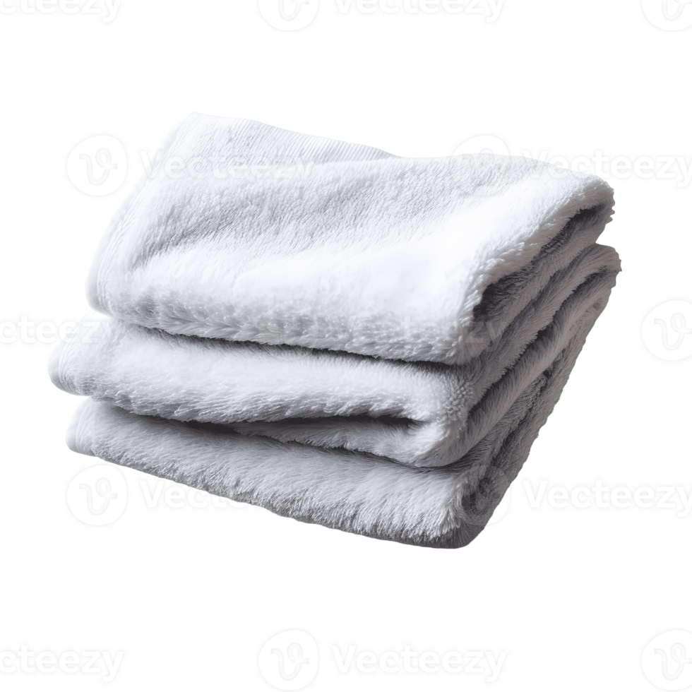 White Towels Photograph On Transparent Background png