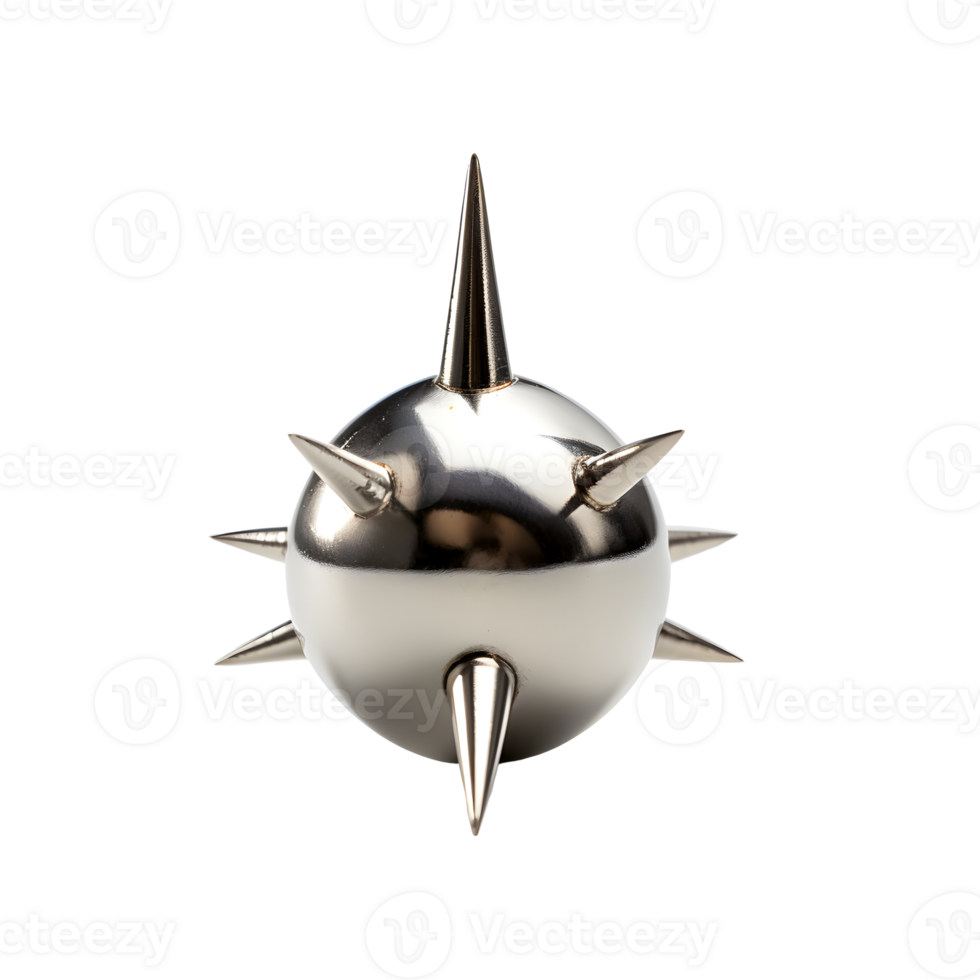 Steel Spiked Ball Photograph On Transparent Background png