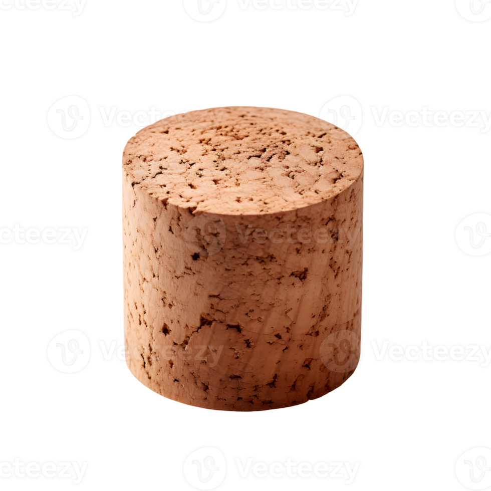 Small Cork Stopper Photograph On Transparent Background png