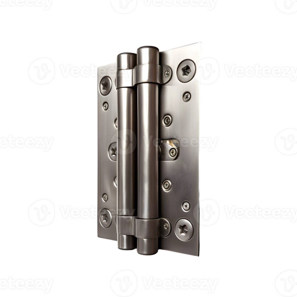 Metal Door Hinge Photograph On Transparent Background png