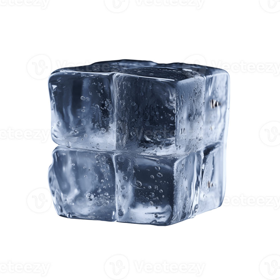 Ice Block Photograph On Transparent Background png