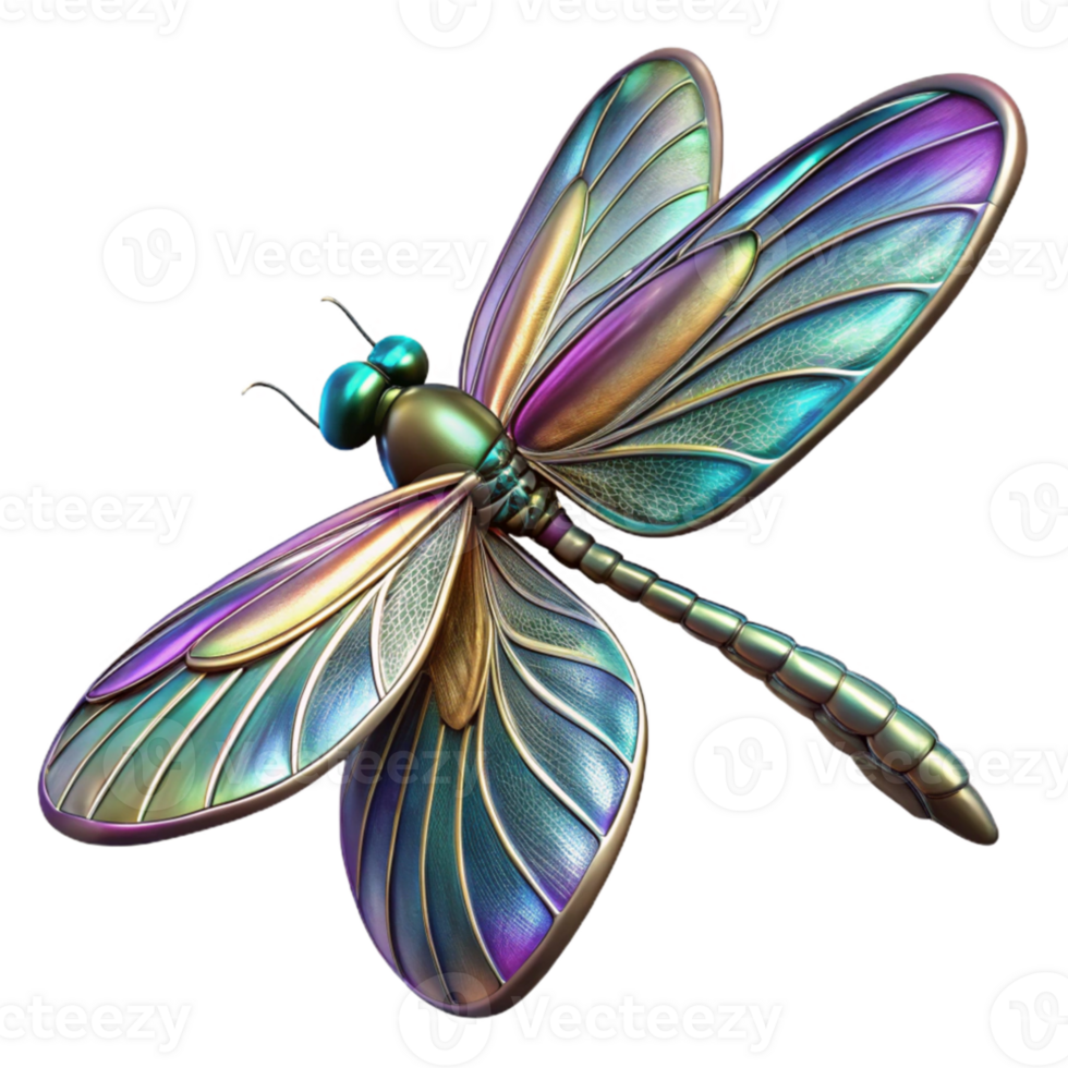 magnificent contemporary Close-up of a dragonfly's wings, intricate details, iridescent colors, macro photography detailed png