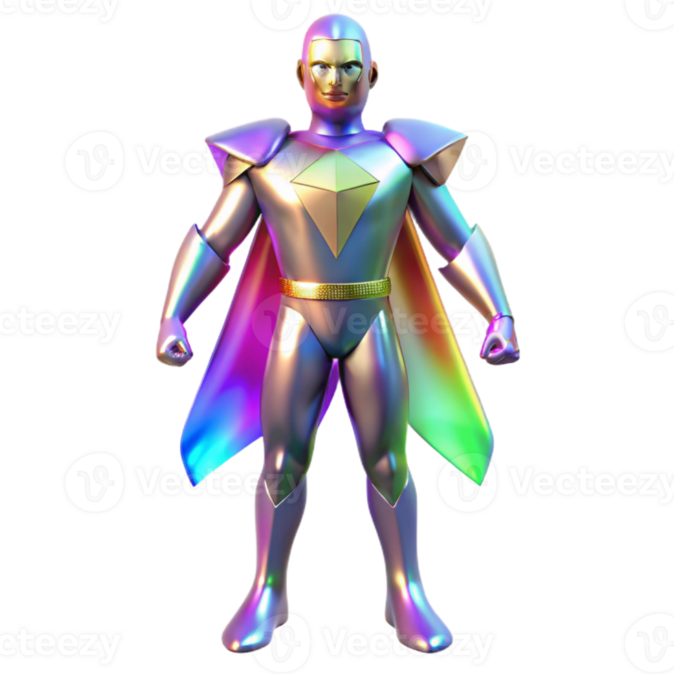 dramatic modern A superhero with super speed, depicted as a blurred motion, lit with streaks of light in a dynamic, fast-paced style exclusive png