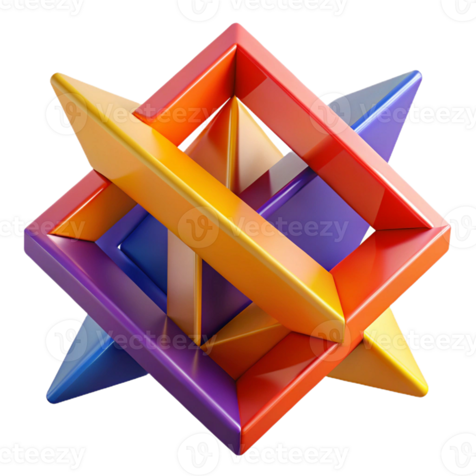 stunning minimalist A dynamic composition of intersecting, geometric planes, in bold, contrasting colors, illuminated by a dramatic, directional light, with a constructivist art style 4K png