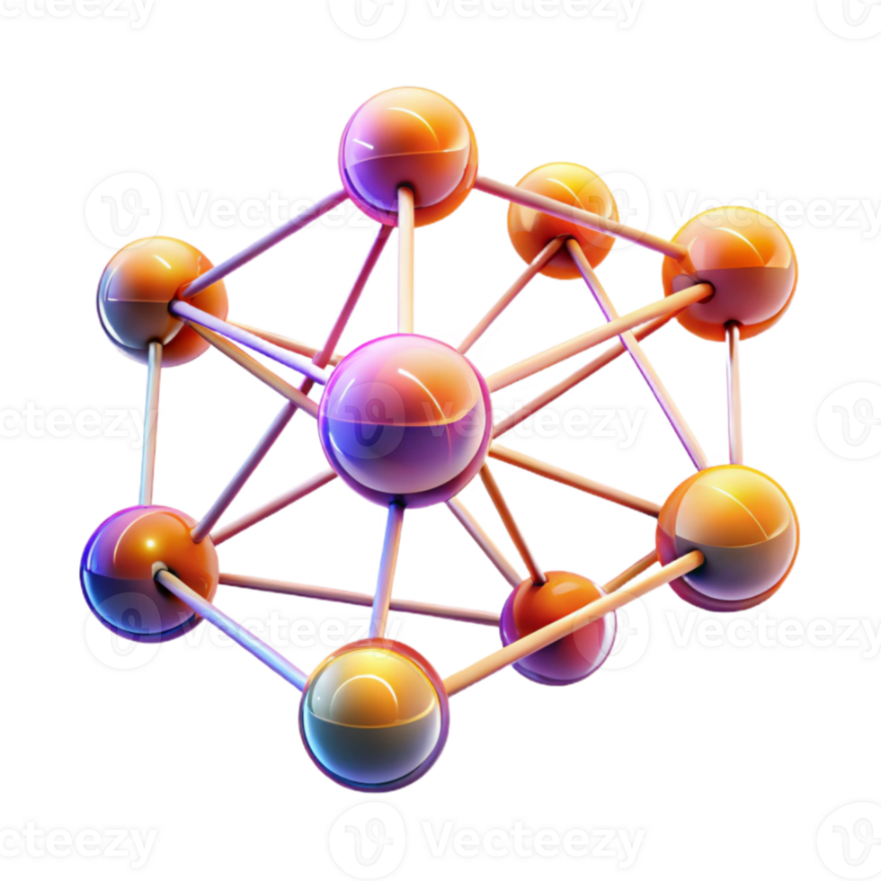 magnificent rustic A network of interconnected nodes pulsating with energy, dynamic lighting shifting between warm and cool hues, abstract digital art style professional png