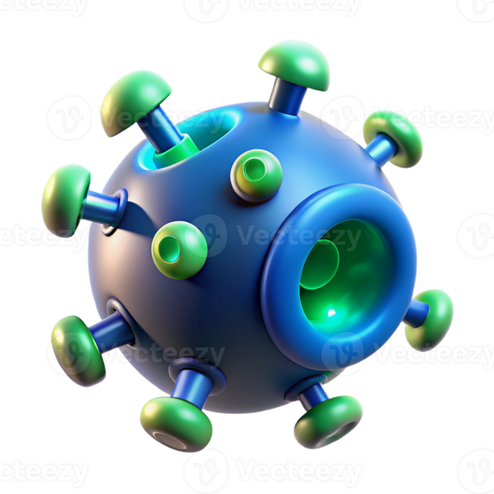 beautiful rustic A microscopic view of a nanobot repairing damaged tissue, glowing green and blue nanites, microscopic lighting, medical technology style authentic png