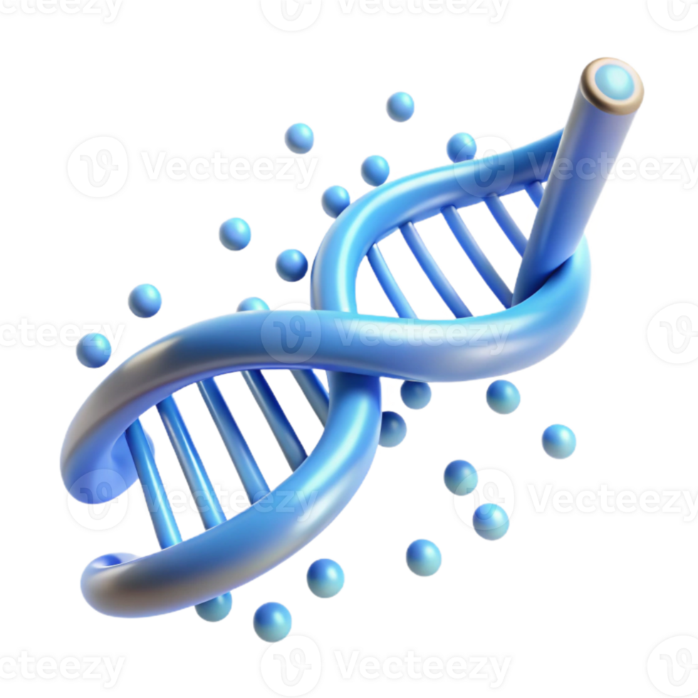 beautiful contemporary A DNA strand transforming into a digital data stream, soft bioluminescent lighting, scientific visualization style premium png