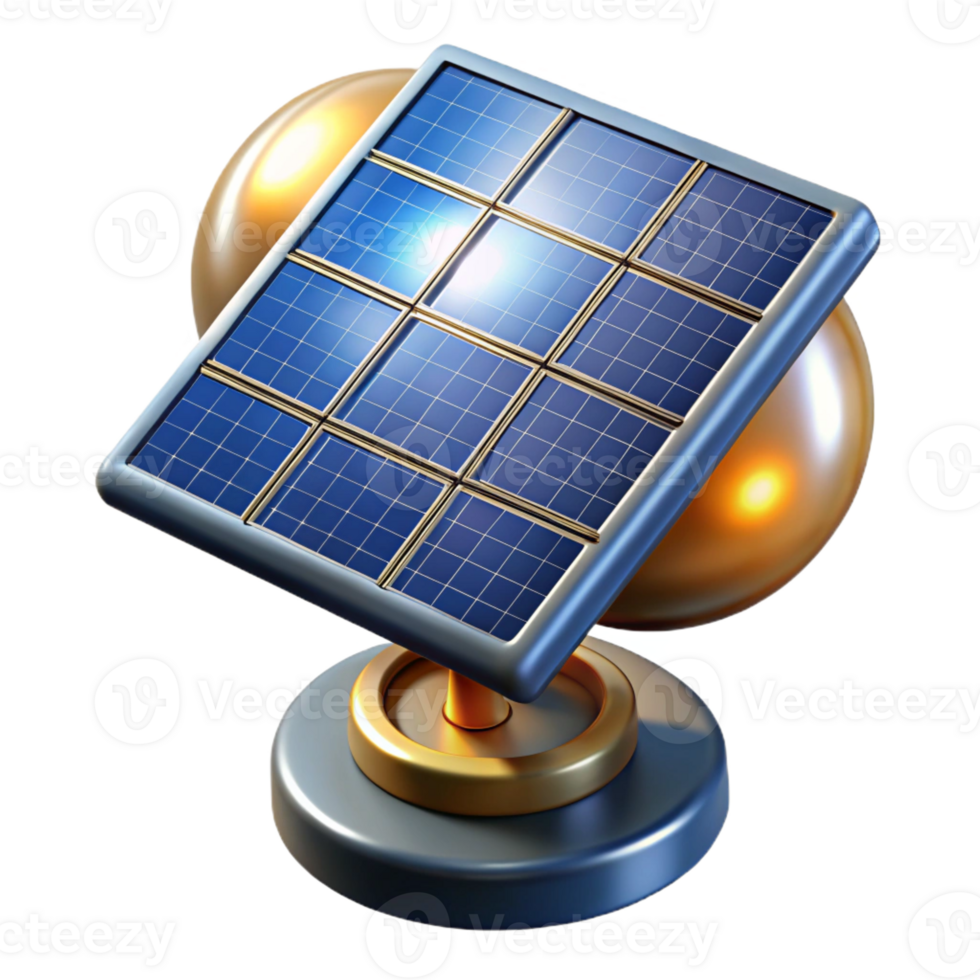 dramatic vintage A solar panel array capturing sunlight in space, detailed textures and reflections, space technology style genuine png
