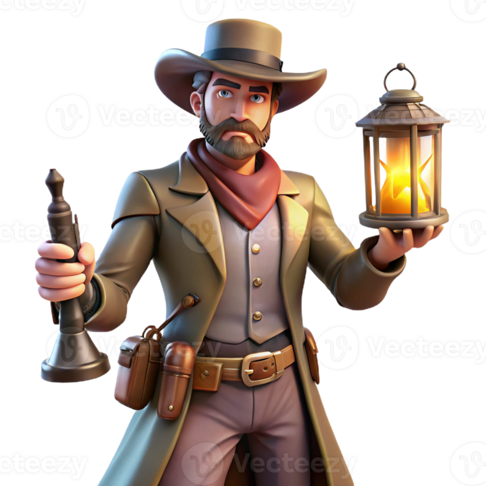magnificent artistic A Wild West gunslinger in a dusty saloon, lit by the dim glow of oil lamps. Gritty, realistic, western art style high resolution png