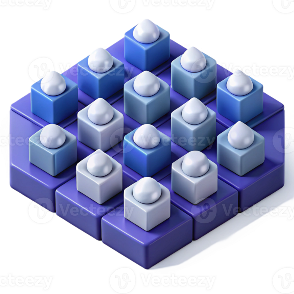 dramatic minimalist A field of geometric shapes, arranged in a precise, mathematical pattern, with a cool, monochromatic color palette, minimalist style professional png