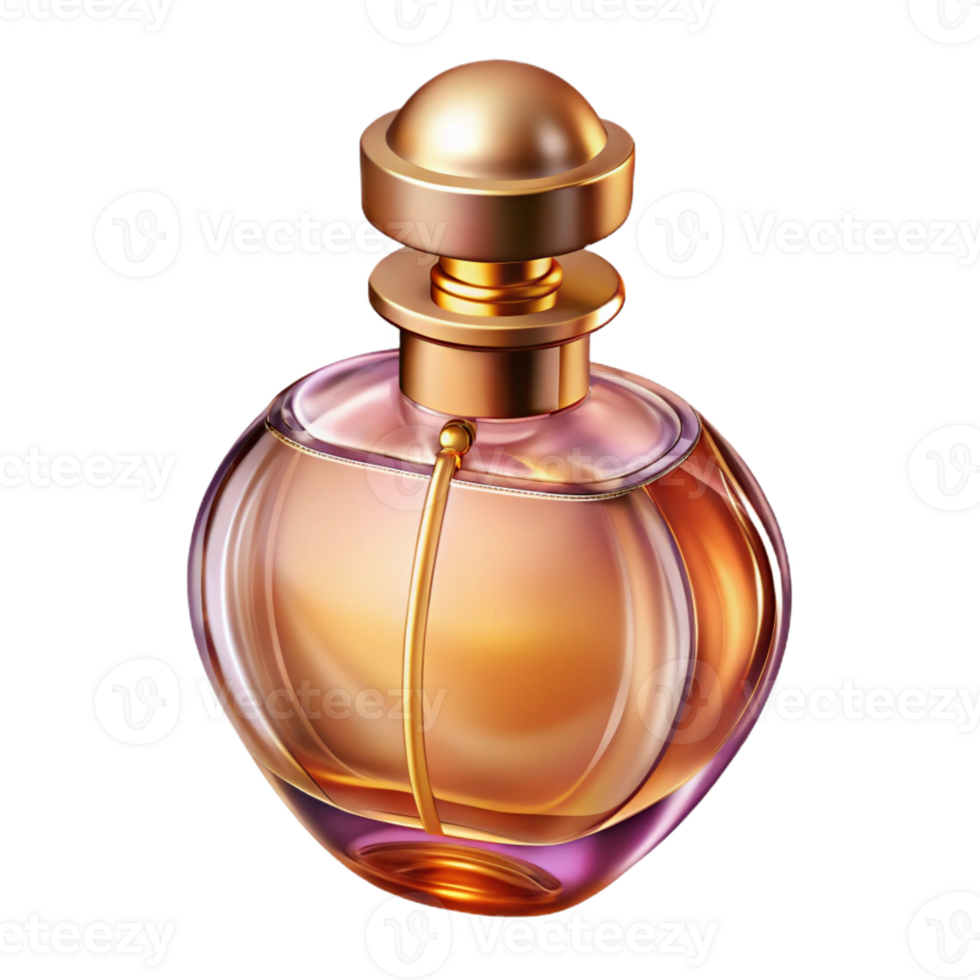 impressive modern A vintage advertisement for a classic perfume bottle, elegant, sophisticated style, soft lighting high resolution png