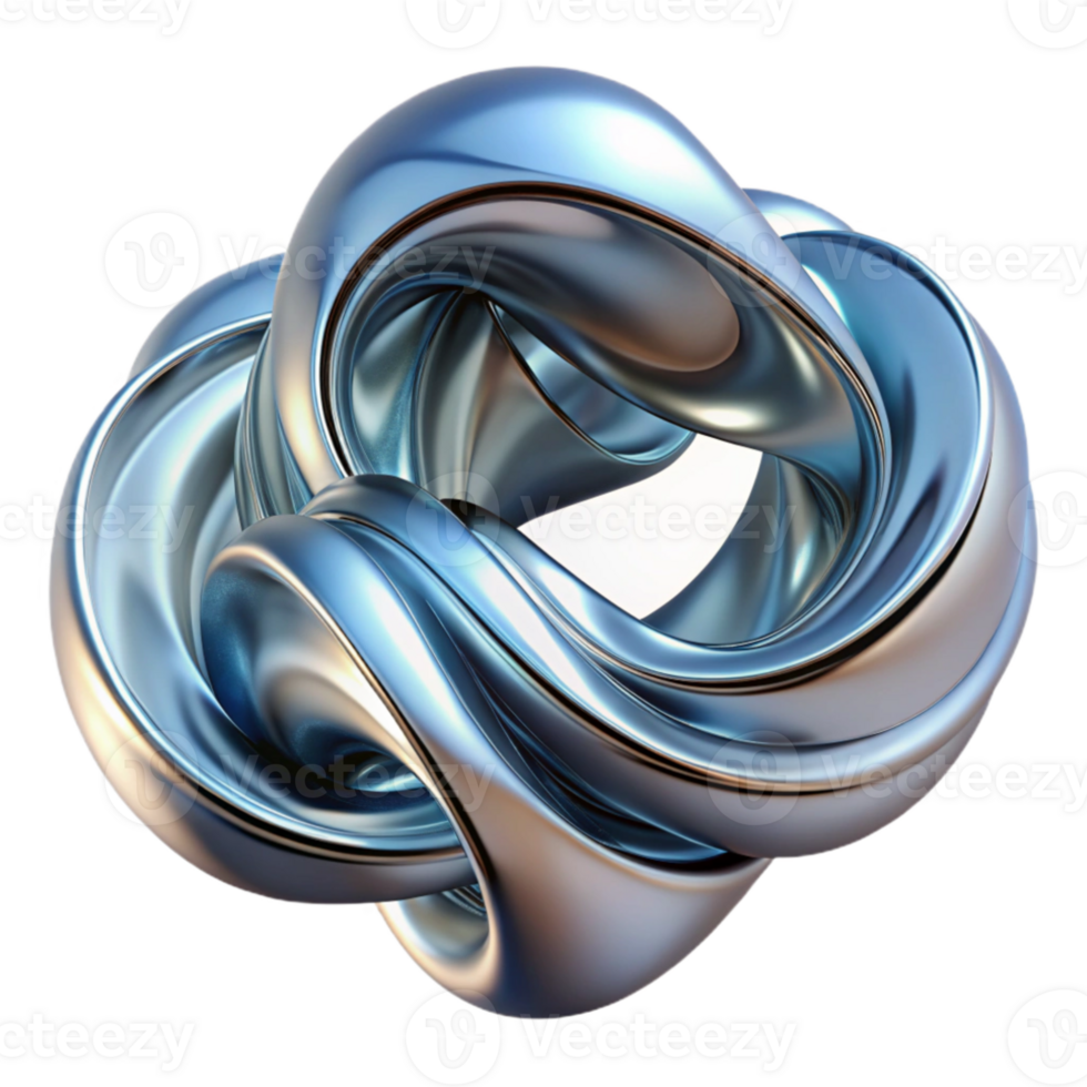 stunning artistic Flowing ribbons of liquid metal, reflecting distorted images of geometric patterns, dimly lit, surrealist style 4K png