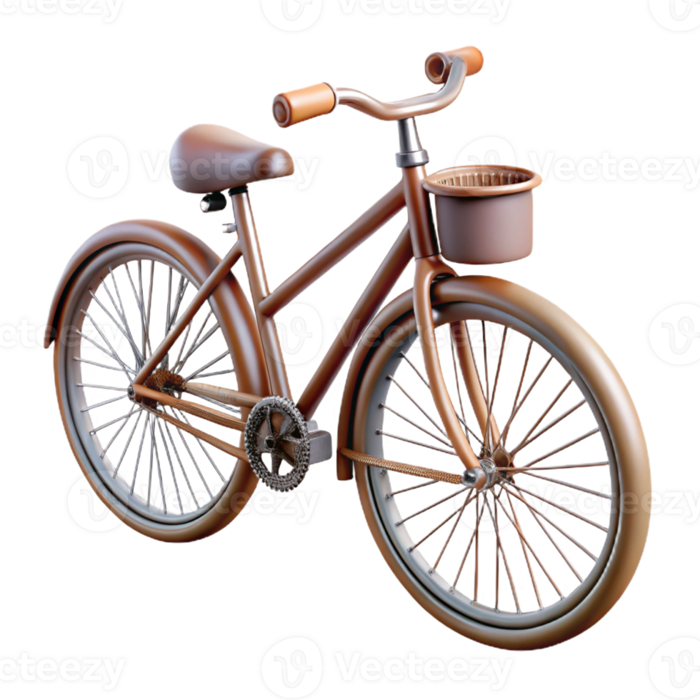 dramatic minimalist A grainy photograph of a vintage bicycle with wire wheels and a leather seat, soft focus, nostalgic style high quality png