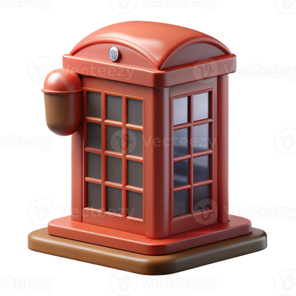 vibrant rustic A grainy photograph of a vintage telephone booth with a rotary phone, soft focus, nostalgic style 4K png