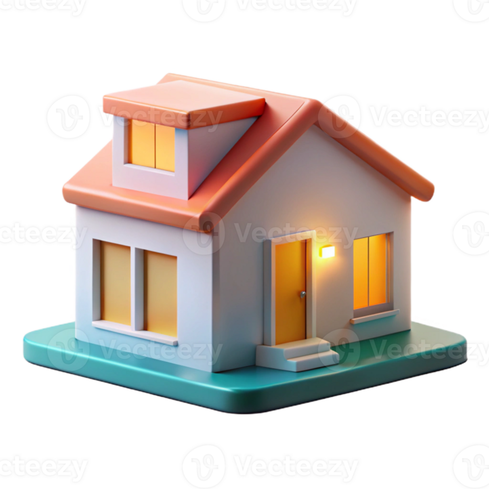 elegant contemporary A Bauhaus style house, simple geometric shapes, bright, even lighting, minimalist, genuine png