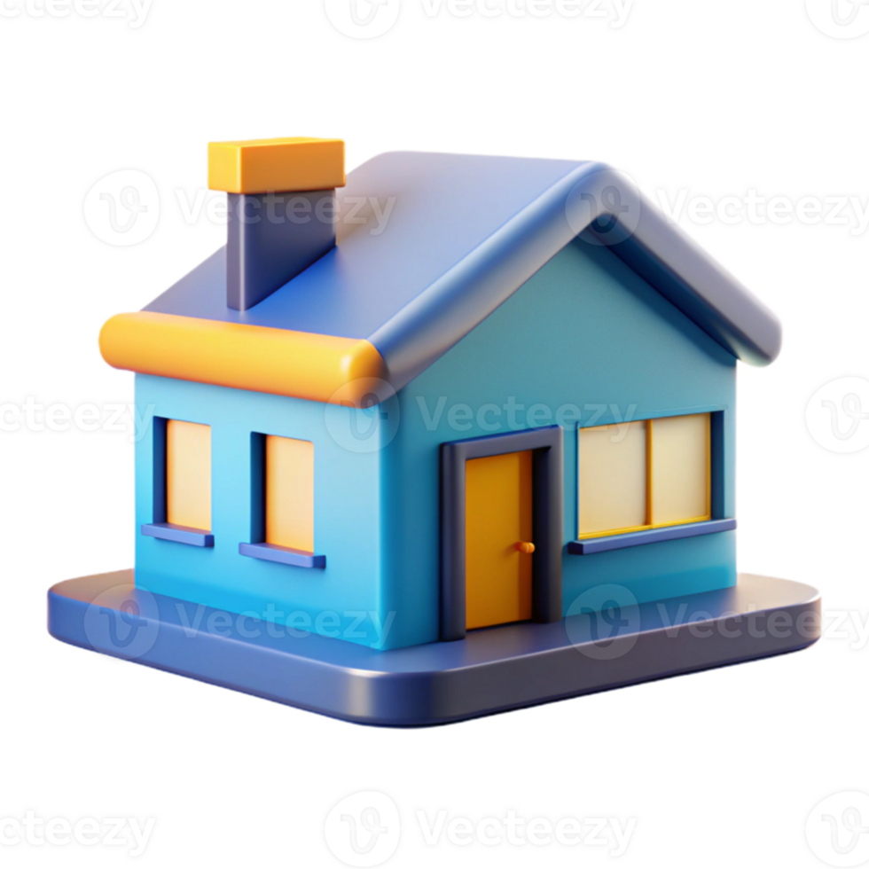 dramatic minimalist A Bauhaus style house, simple geometric shapes, bright, even lighting, minimalist, high resolution png