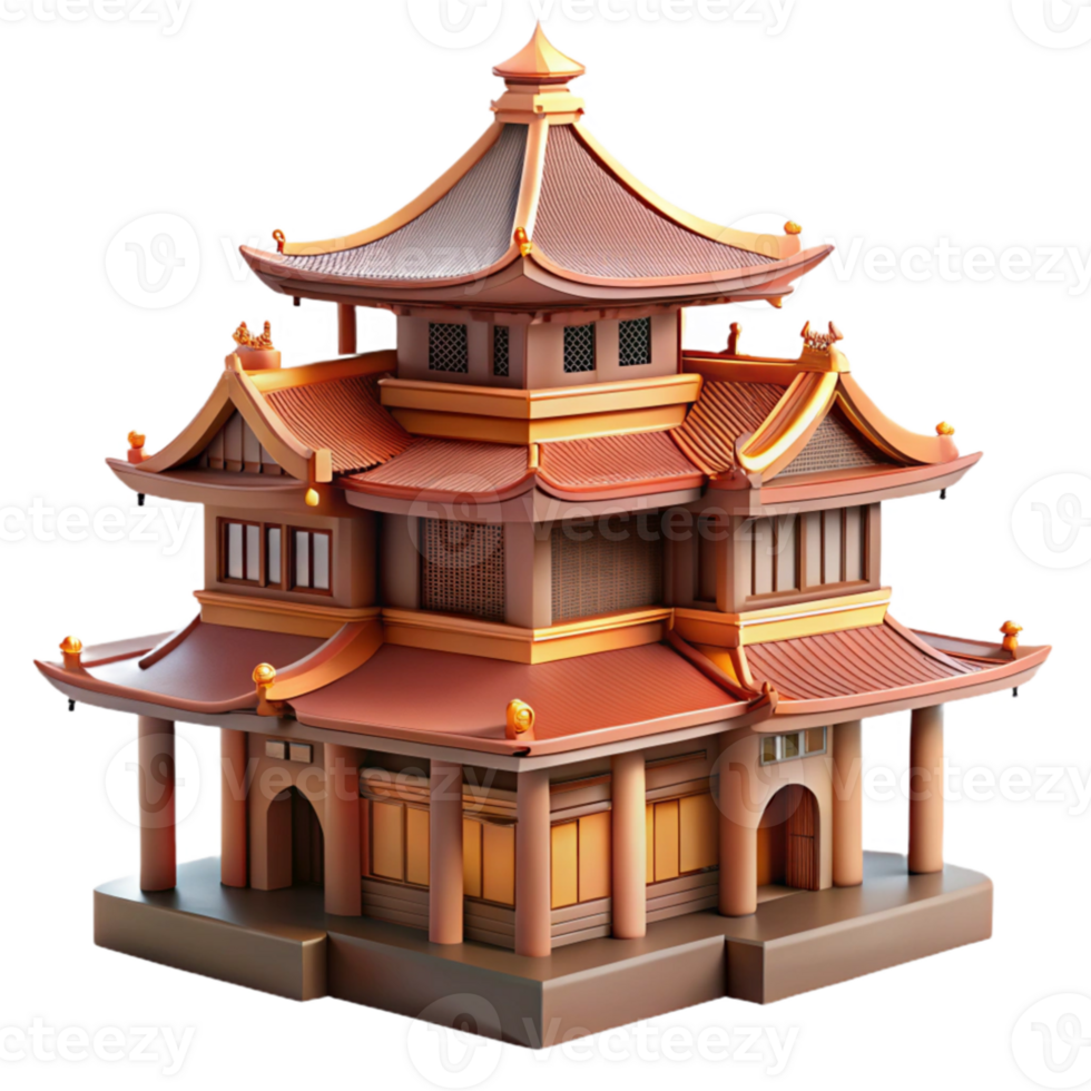 impressive classic A traditional Japanese castle, intricate wooden architecture, soft lighting, serene, detailed png