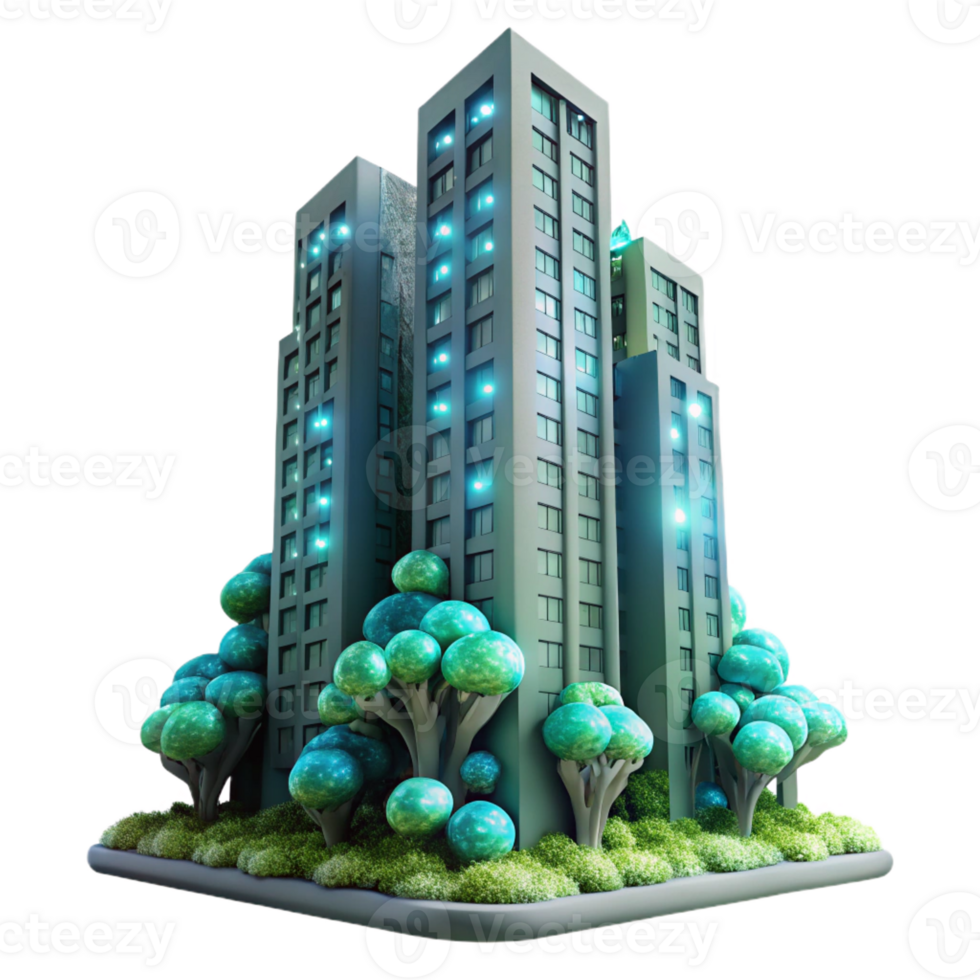 vibrant rustic A dilapidated skyscraper overgrown with bioluminescent fungi, viewed from a low angle, ethereal lighting, hyperrealistic style professional png