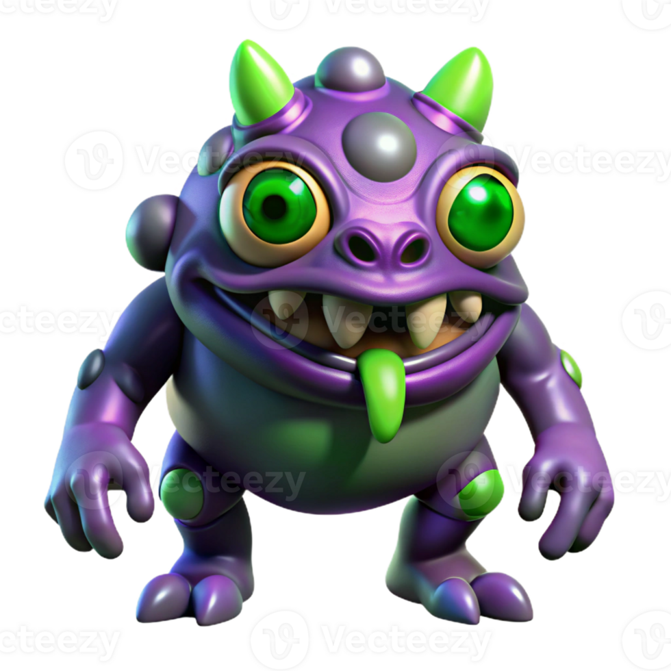 stunning rustic A genetically modified creature with multiple eyes, lurking in the shadows, green and purple color palette, ominous lighting, dark fantasy style original png