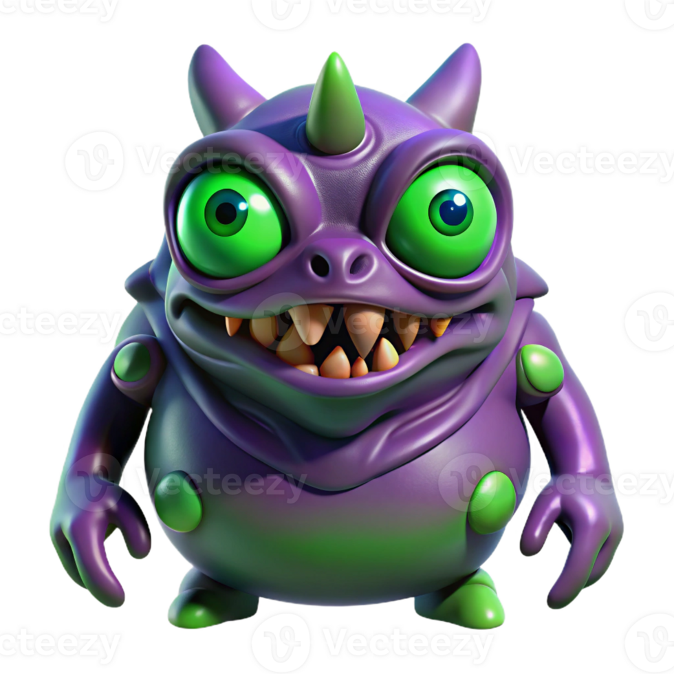 extraordinary artistic A genetically modified creature with multiple eyes, lurking in the shadows, green and purple color palette, ominous lighting, dark fantasy style genuine png