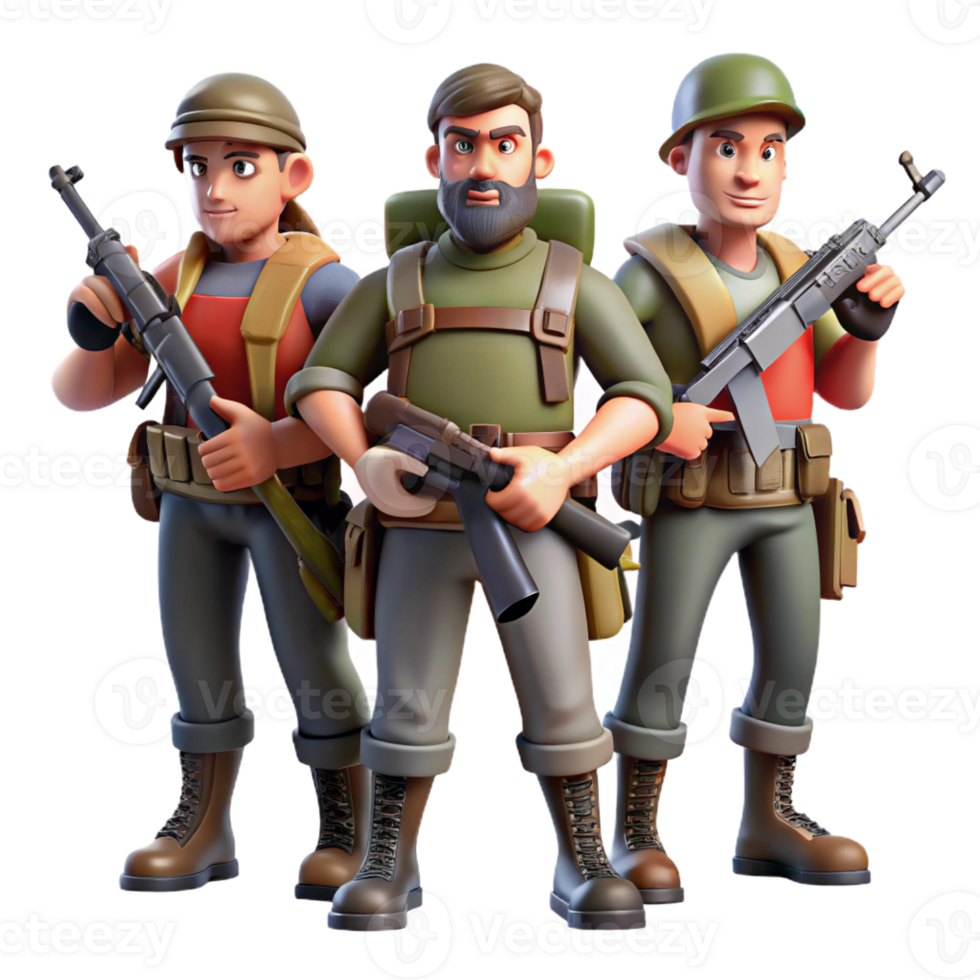 beautiful creative A group of rebels armed with makeshift weapons, standing defiantly, dynamic lighting, comic book style authentic png