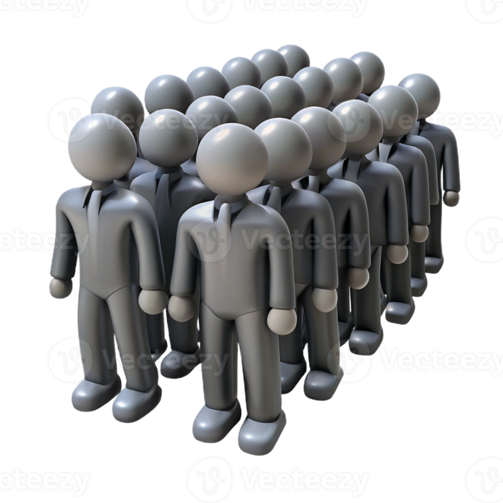 extraordinary abstract A crowd of faceless figures marching in unison, monochrome palette, oppressive atmosphere, Orwellian style high resolution png