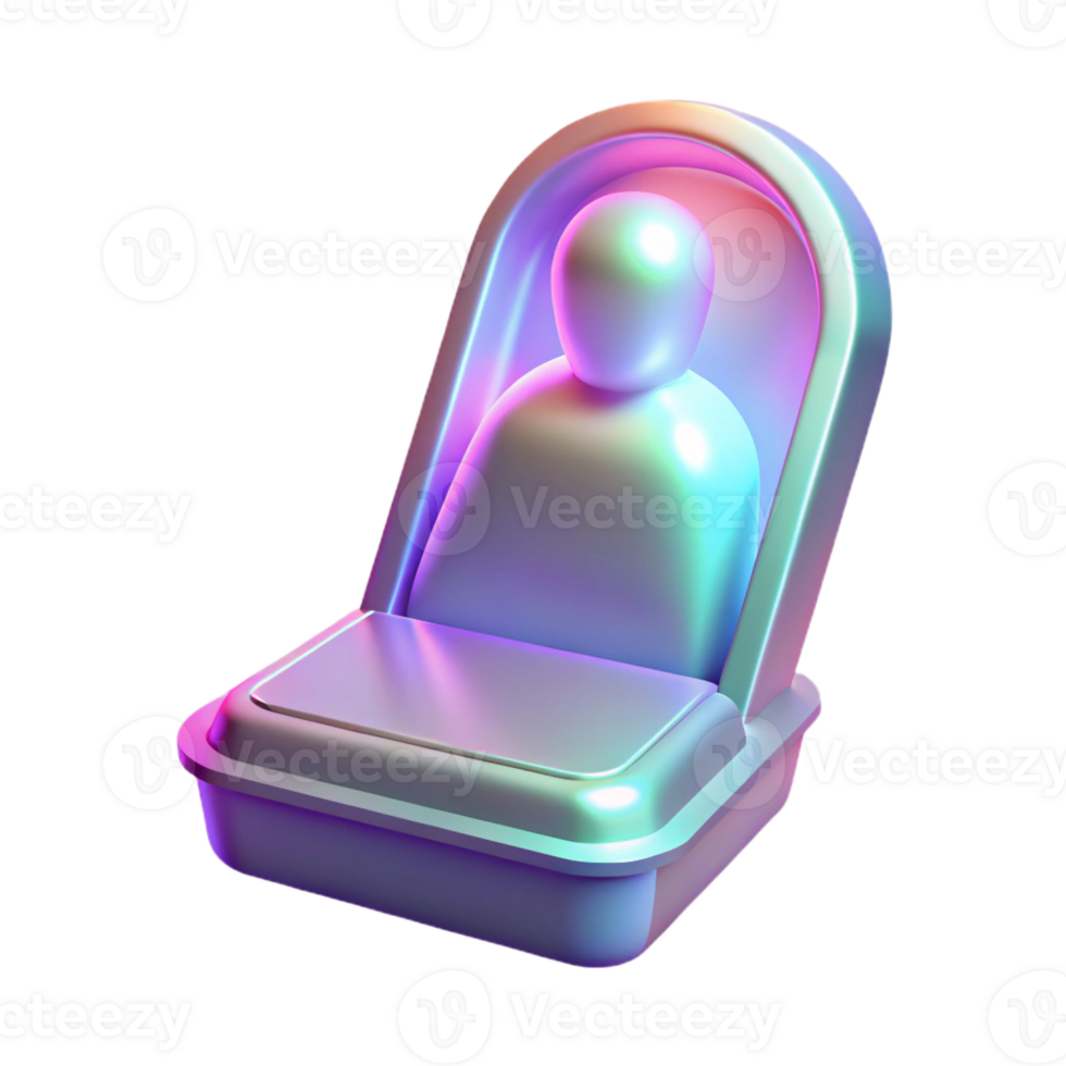 stunning artistic A holographic projection of a deceased loved one, soft lighting, melancholic atmosphere premium png