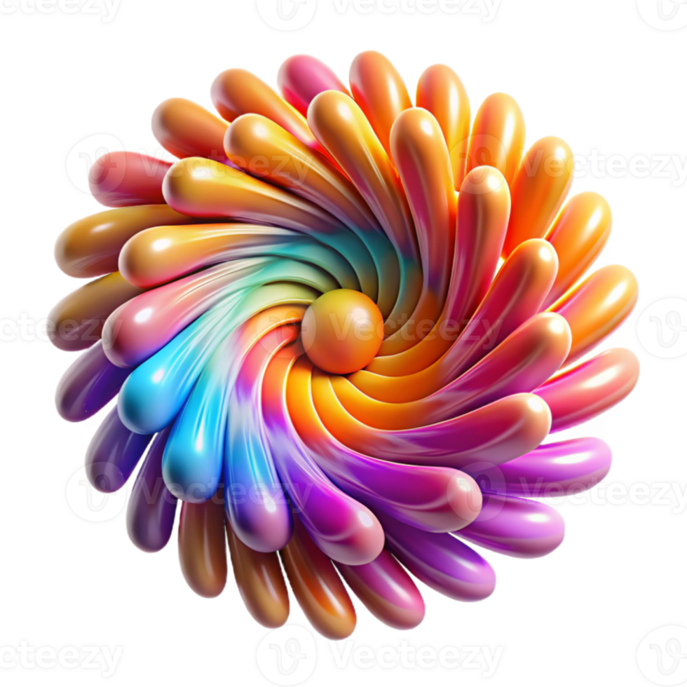vibrant vintage A dynamic explosion of particles, radiating outwards in a spiral pattern, with a vibrant color palette and a motion blur effect, in an abstract expressionist style genuine png
