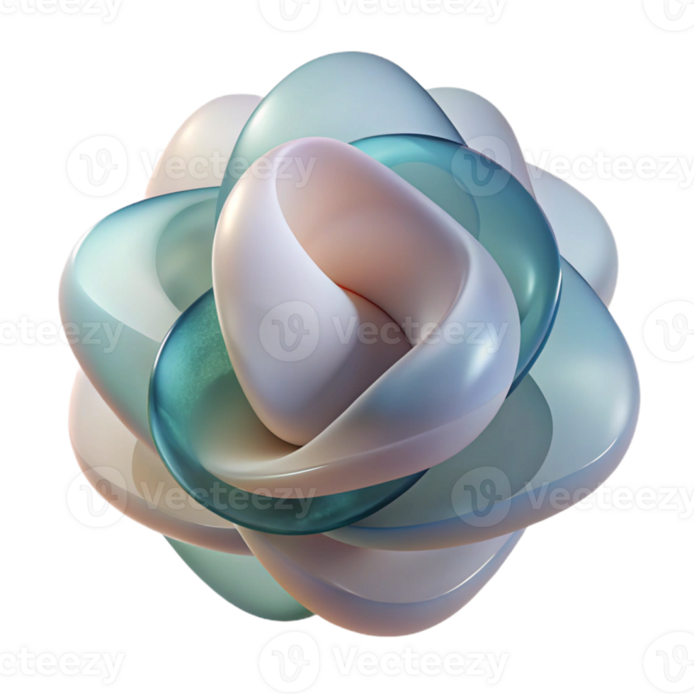 extraordinary contemporary A series of overlapping translucent shapes, creating a sense of depth and layering, with a soft color palette and a minimalist aesthetic, in a subtle abstract style premium png