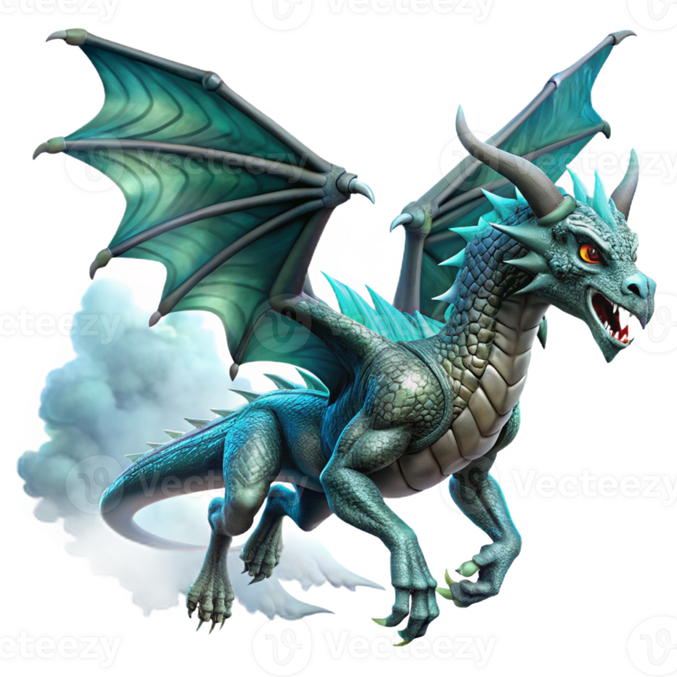 magnificent rustic A majestic dragon with scales of obsidian and eyes of burning emerald, soaring through a storm-wracked sky, fantasy art style authentic png