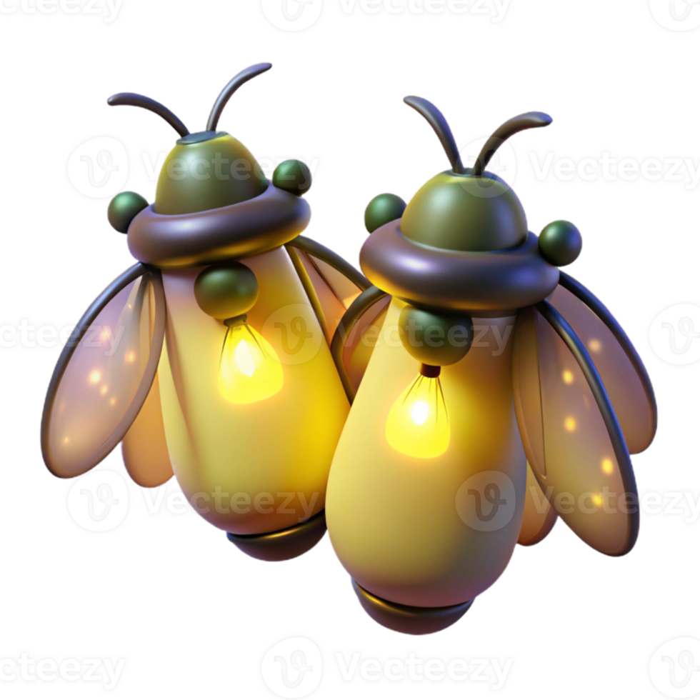 dramatic rustic A group of fireflies at dusk, glowing softly, magical realism, dark background lighting, professional png
