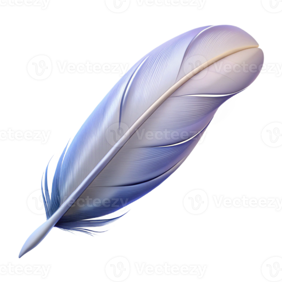 elegant artistic A single feather floating in the air, delicate and light, soft lighting, realistic rendering, high quality png