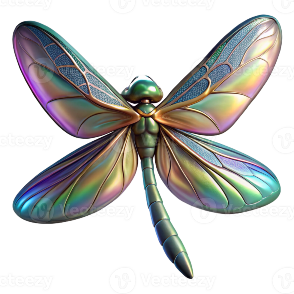 elegant minimalist A close-up of a dragonfly's wings, intricate details, iridescent colors, backlit, genuine png