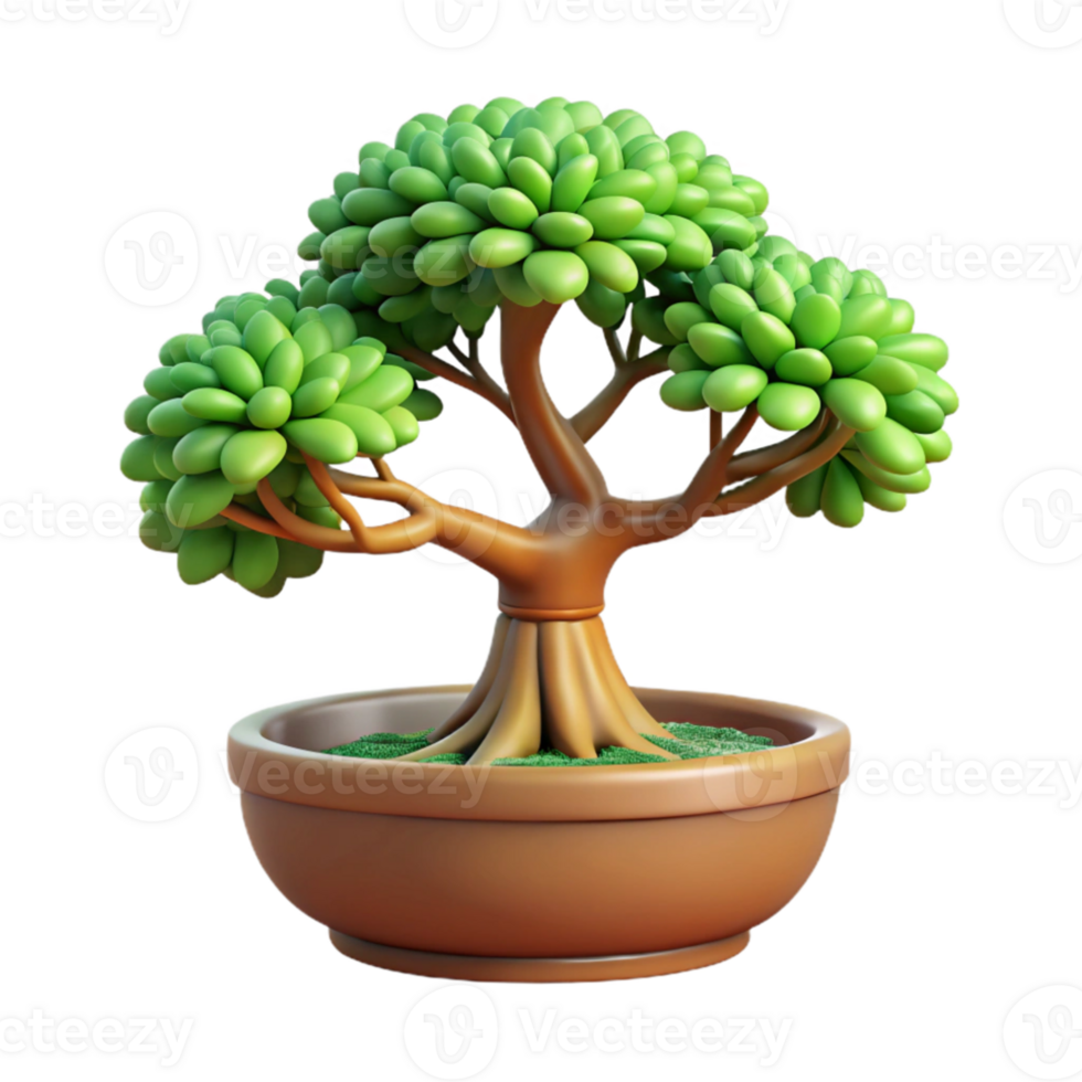 wonderful traditional A bonsai tree in a pot, intricate details, soft lighting, realistic rendering, authentic png