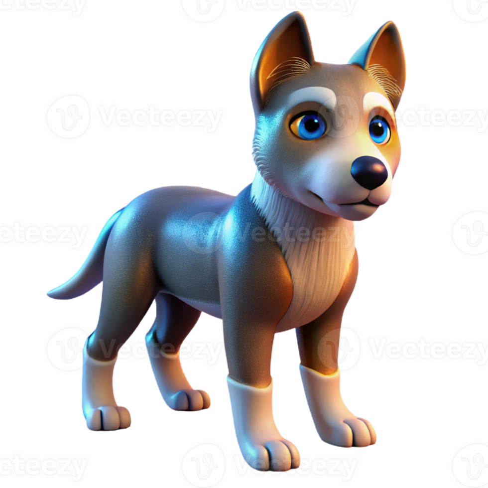 vibrant traditional A robotic dog with realistic fur and expressive eyes, illuminated by warm, domestic lighting, in a photorealistic style high quality png