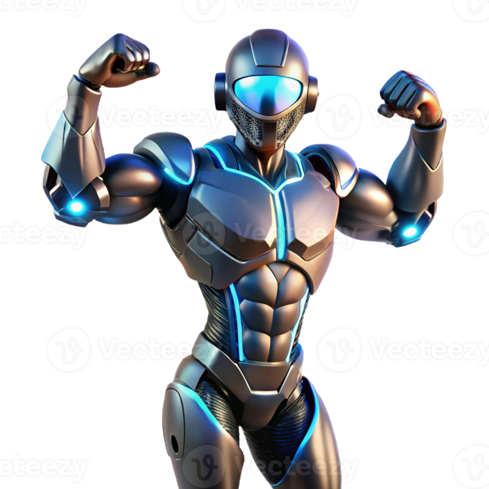 beautiful rustic A robotic exoskeleton enhancing human strength and agility, illuminated by dynamic lighting, in a futuristic style professional png